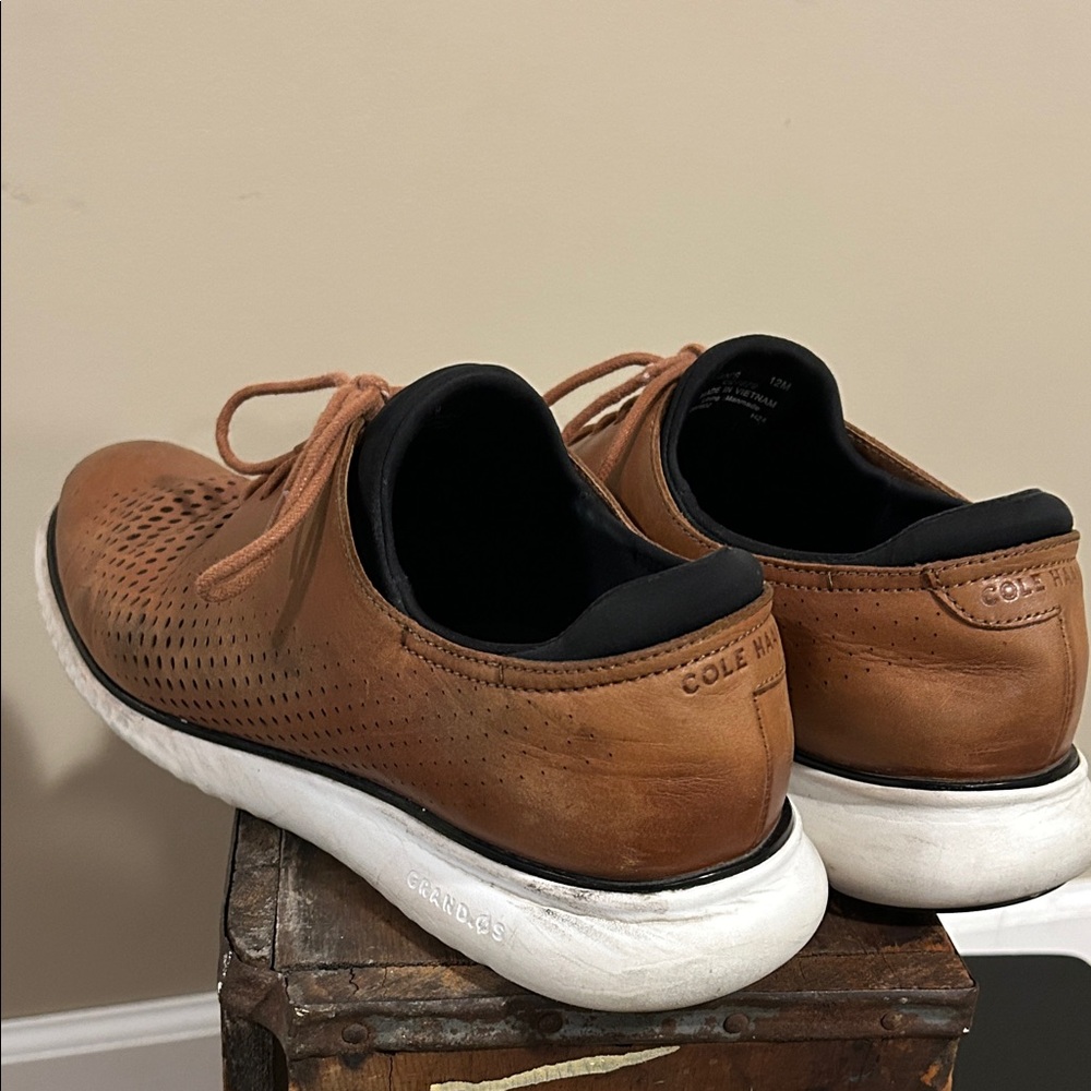 Cole Haan Men's Tan Leather Sneakers